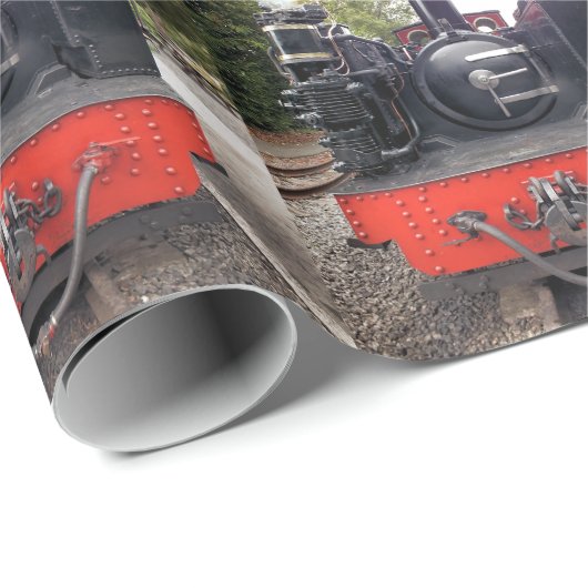 DAMPFZÜGE GESCHENKPAPIER (Rolleneckpunkt)