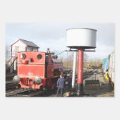 DAMPFZÜGE GESCHENKPAPIER SET (Vorderseite 2)