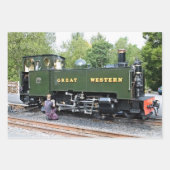 DAMPFZÜGE GESCHENKPAPIER SET (Vorderseite 3)