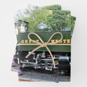 DAMPFZÜGE GESCHENKPAPIER SET (Beispiel)