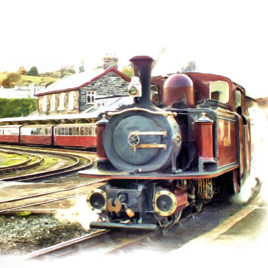 DAMPFZÜGE GESCHENKPAPIER SET