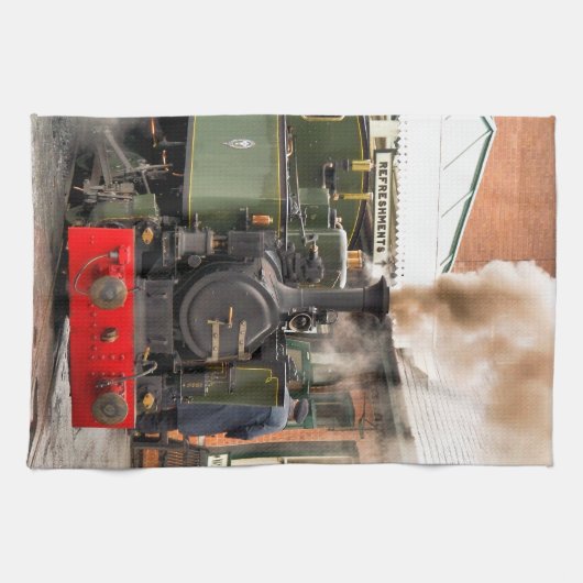 DAMPFZÜGE GESCHIRRTUCH (Horizontal)