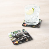 DAMPFZÜGE GETRÄNKEUNTERSETZER (Rechte Seite)