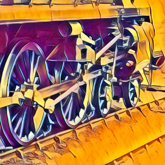 DAMPFZÜGE GETRÄNKEUNTERSETZER