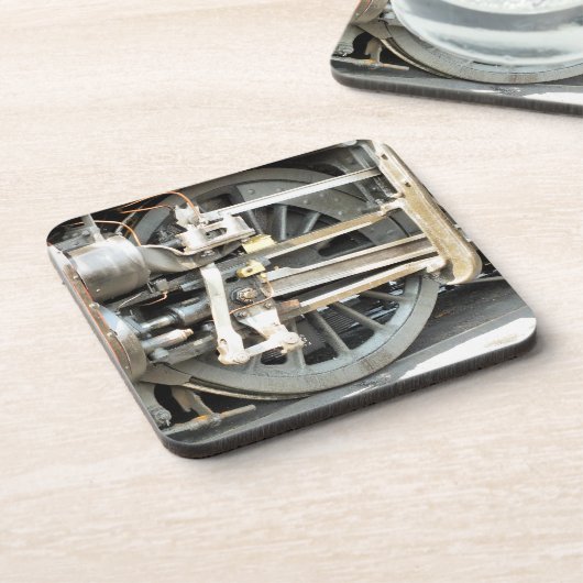 DAMPFZÜGE GETRÄNKEUNTERSETZER (Linke Seite)