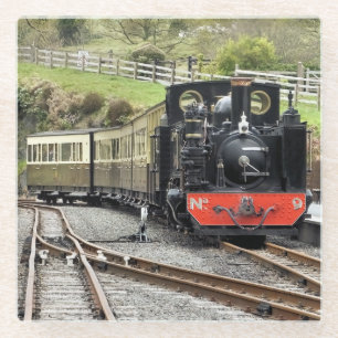 DAMPFZÜGE GLASUNTERSETZER