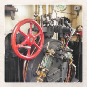 DAMPFZÜGE GLASUNTERSETZER (Vorderseite)