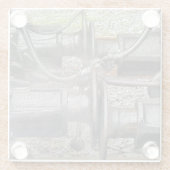 DAMPFZÜGE GLASUNTERSETZER (Rückseite)