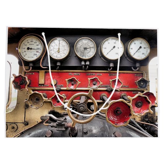 DAMPFZÜGE GROßE GESCHENKTÜTE (Rückseite)