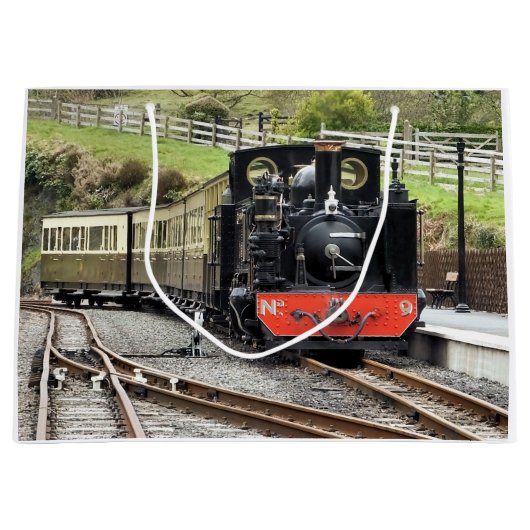 DAMPFZÜGE GROßE GESCHENKTÜTE (Vorderseite)