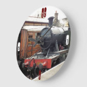 DAMPFZÜGE GROßE WANDUHR (Winkel)