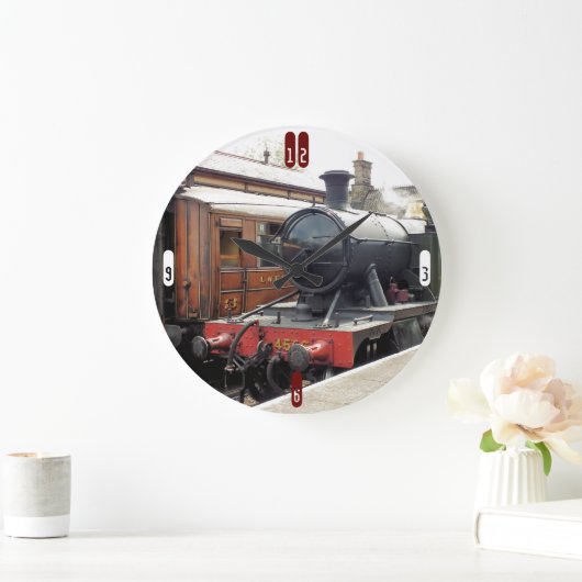 DAMPFZÜGE GROßE WANDUHR (Zuhause)