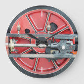 DAMPFZÜGE GROßE WANDUHR (Vorderseite)