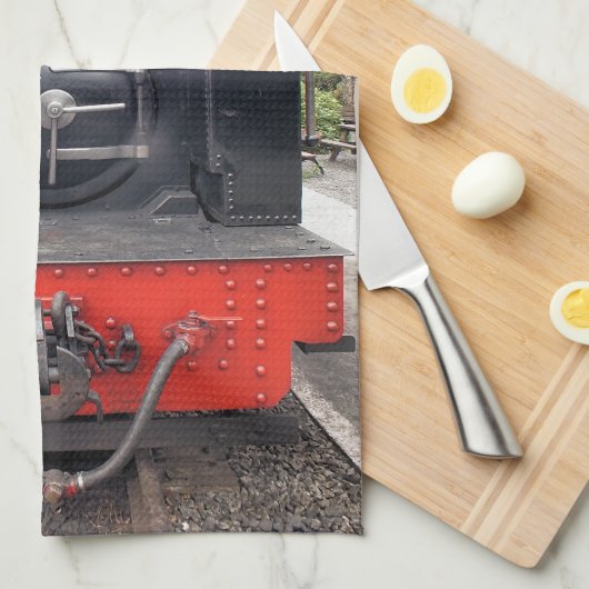 DAMPFZÜGE HANDTUCH (Viertel Falte)