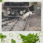 DAMPFZÜGE HANDTUCH (Gefaltet)