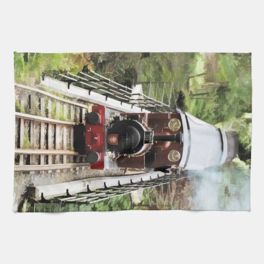 DAMPFZÜGE HANDTUCH (Horizontal)