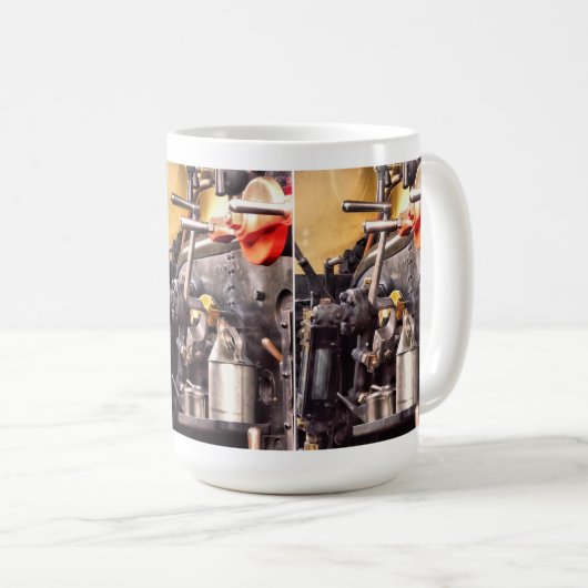 DAMPFZÜGE KAFFEETASSE (VorderseiteRechts)