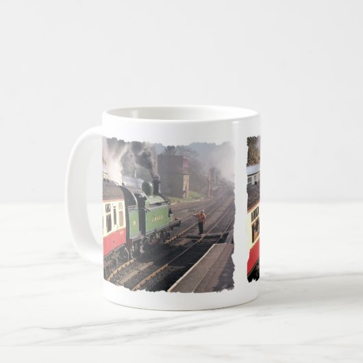 DAMPFZÜGE KAFFEETASSE (Vorderseite Links)