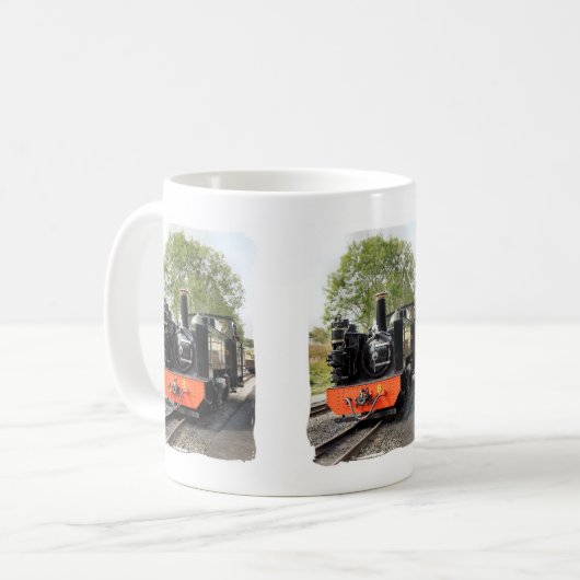 DAMPFZÜGE KAFFEETASSE (Vorderseite Links)