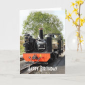 DAMPFZÜGE KARTE (Gelbe Blume)