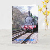 DAMPFZÜGE KARTE (Gelbe Blume)