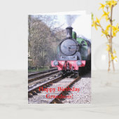 DAMPFZÜGE KARTE (Gelbe Blume)