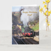 DAMPFZÜGE KARTE (Gelbe Blume)