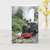 DAMPFZÜGE KARTE (Gelbe Blume)