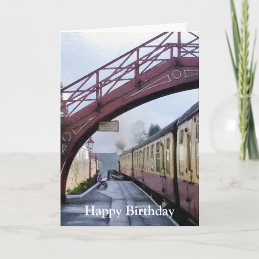 DAMPFZÜGE KARTE (Vorderseite)