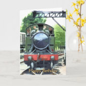 DAMPFZÜGE KARTE (Gelbe Blume)