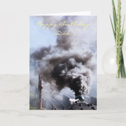 DAMPFZÜGE KARTE (Vorderseite)