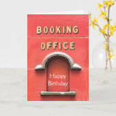 DAMPFZÜGE KARTE (Gelbe Blume)