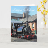 DAMPFZÜGE KARTE (Gelbe Blume)