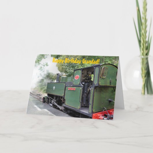 DAMPFZÜGE KARTE (Vorderseite)