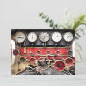 DAMPFZÜGE KARTE (Stehend Vorderseite)