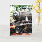 DAMPFZÜGE KARTE (Gelbe Blume)