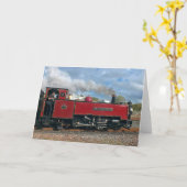 DAMPFZÜGE KARTE (Gelbe Blume)