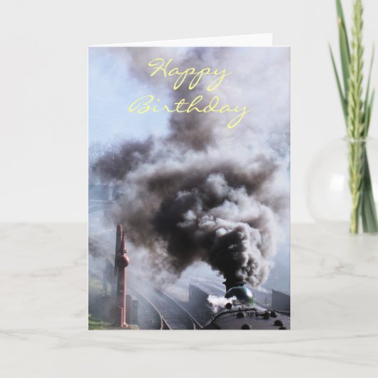 DAMPFZÜGE KARTE (Vorderseite)