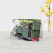 DAMPFZÜGE KARTE (Gelbe Blume)