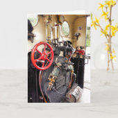 DAMPFZÜGE KARTE (Gelbe Blume)