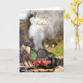 DAMPFZÜGE KARTE (Gelbe Blume)