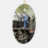 DAMPFZÜGE KERAMIK ORNAMENT (Rechts)