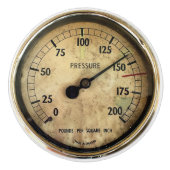 DAMPFZÜGE KERAMIKKNAUF (Vorderseite)