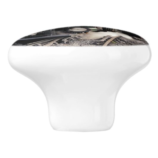 DAMPFZÜGE KERAMIKKNAUF (Seitenansicht)