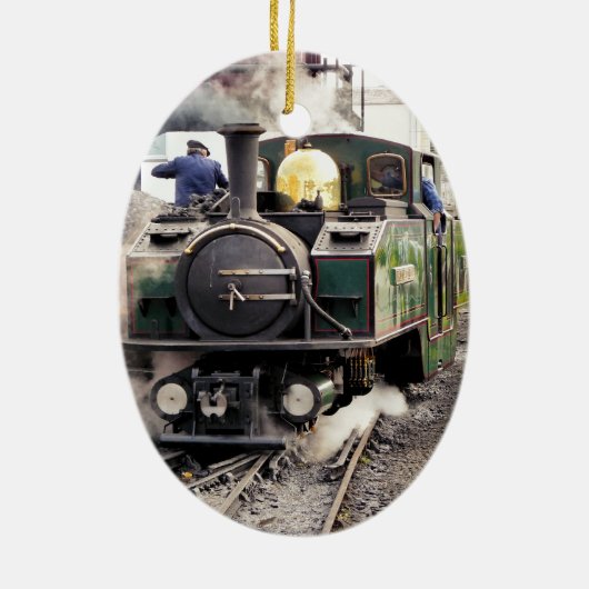 DAMPFZÜGE KERAMIKORNAMENT (Hinten)