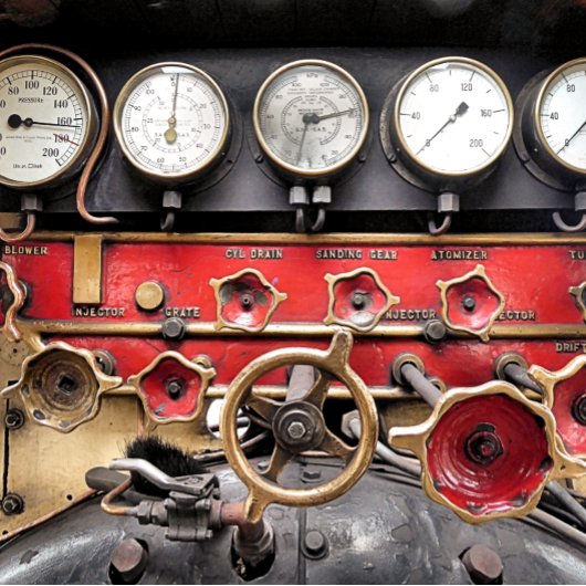 DAMPFZÜGE KERAMIKORNAMENT