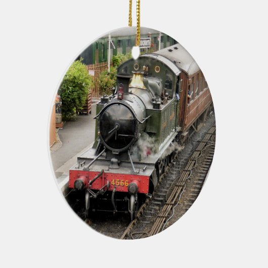 DAMPFZÜGE KERAMIKORNAMENT (Rechts)