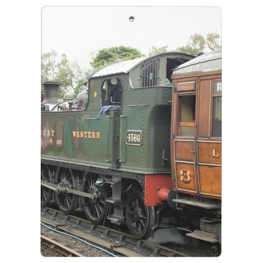 DAMPFZÜGE KLEMMBRETT (Rückseite)