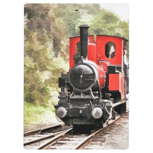 DAMPFZÜGE KLEMMBRETT (Rückseite)