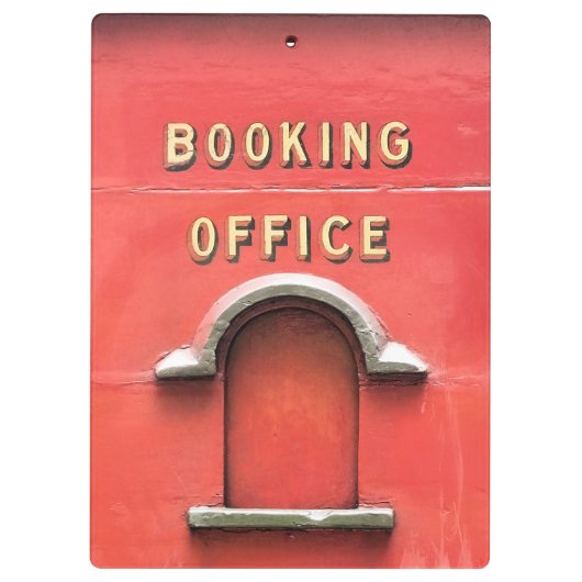 DAMPFZÜGE KLEMMBRETT (Rückseite)